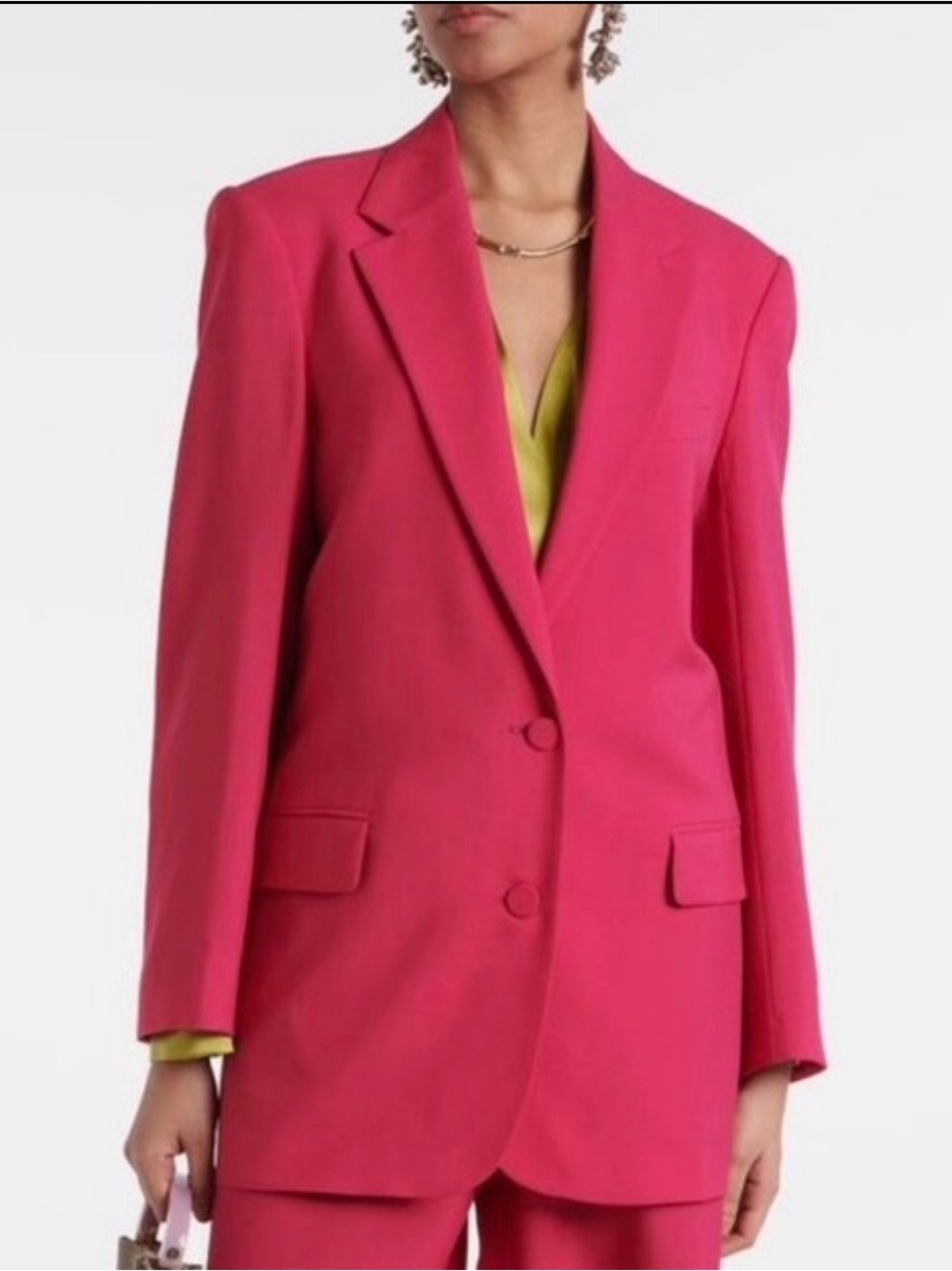 NWT Dries Van NotenWomen’s Structured Fuchsia Blazer - Size S